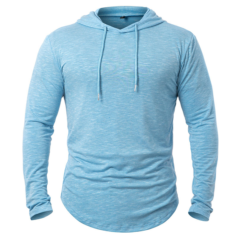 Running Gear Essential - Hoodies atléticos leves masculinos manga longa