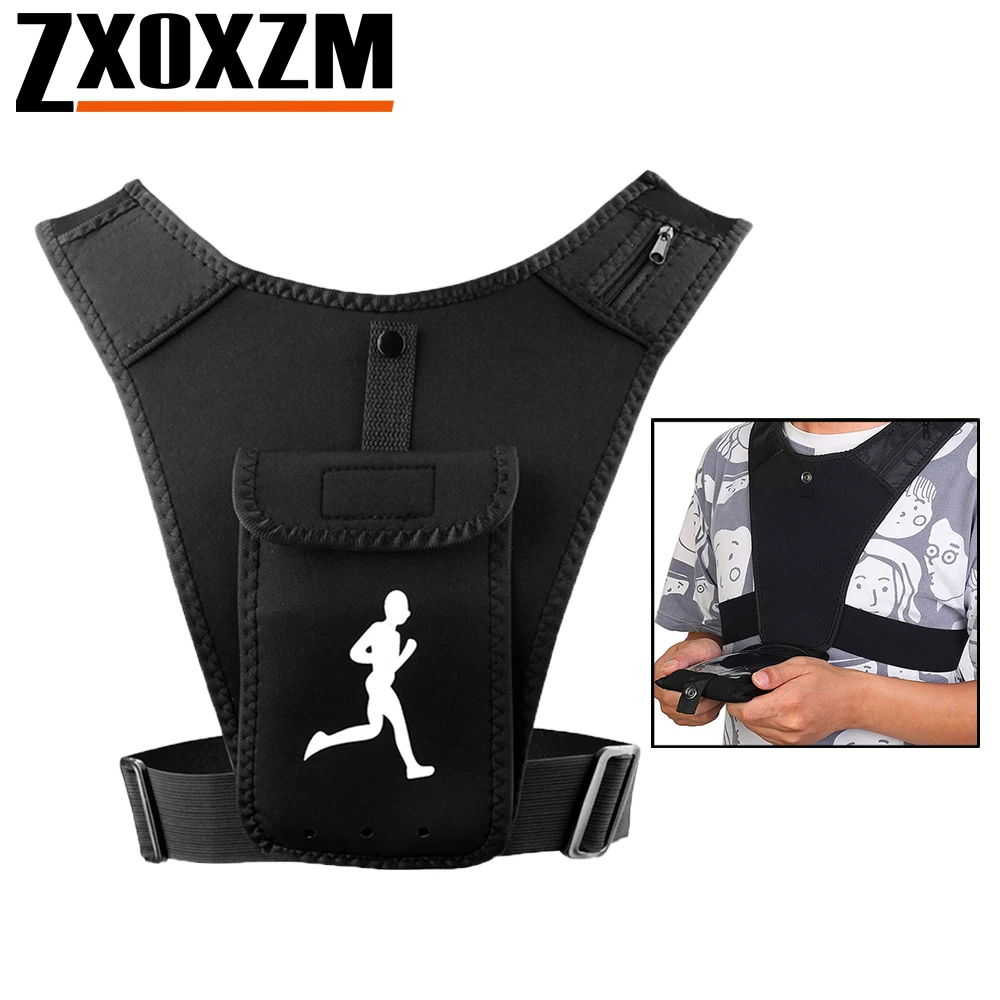 Running Gear Essential - Suporte de telefone ajustável para colete