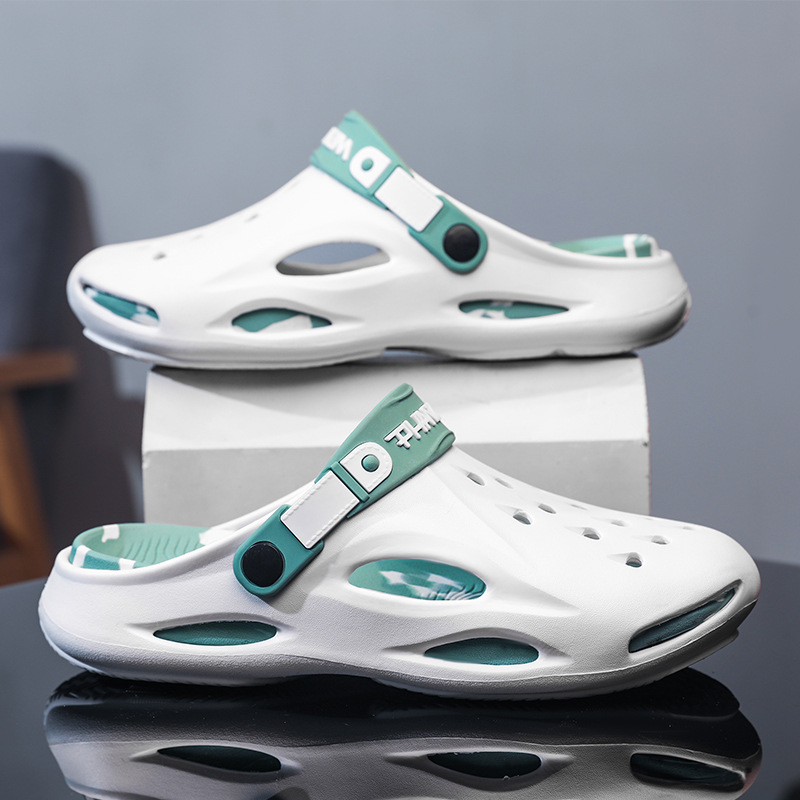 Insole Arch Support - Tamancos masculinos chinelos moda palmilha de