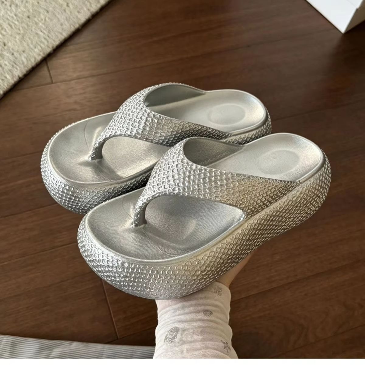 Insole Arch Support - Chinelos de Praia Femininos de Verão