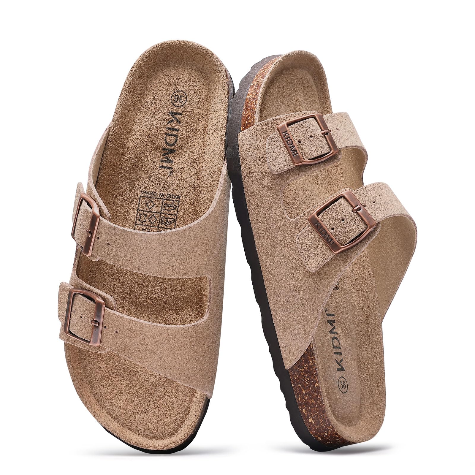 Insole Arch Support - Litfun sandálias clássicas de cortiça para